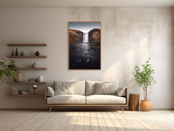 Skógafoss in Silence